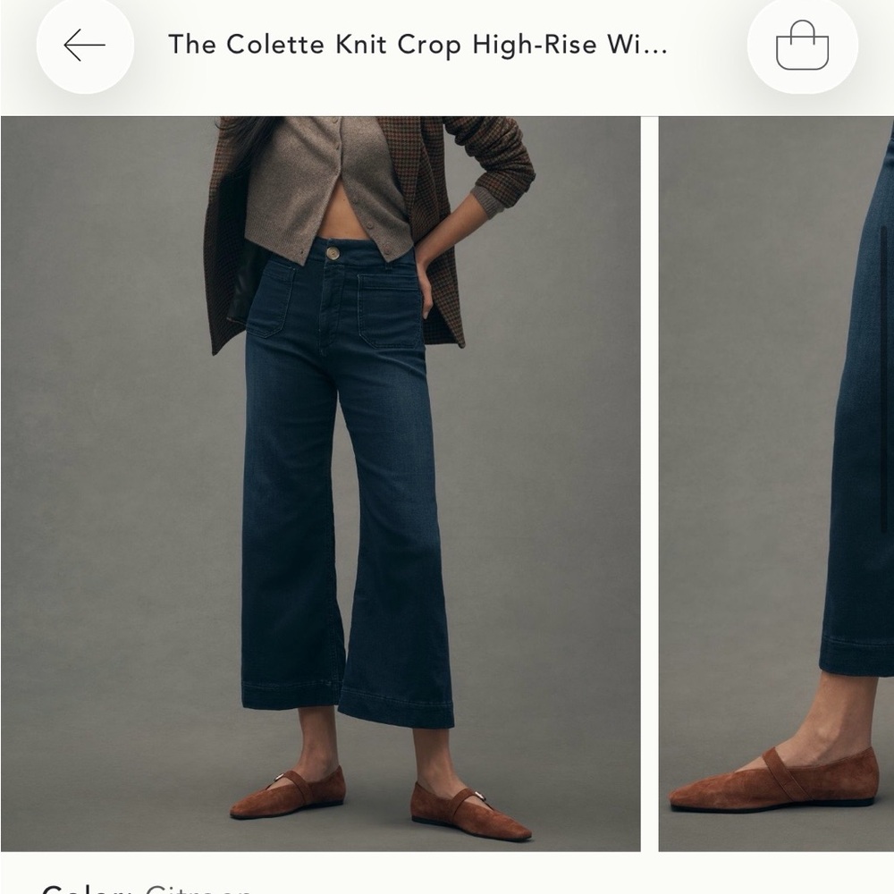 Maeve Dark Blue Denim Anthropologie Jeans